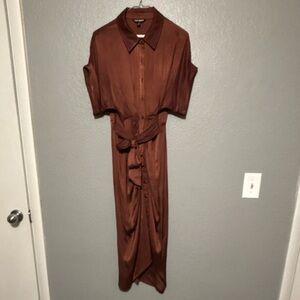 Steve Madden Cinnamon Brown Maxi Dress
